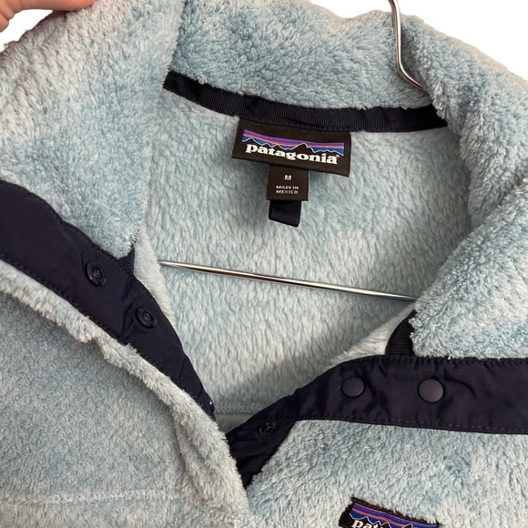 Patagonia Women’s Re-Tool Snap-T Fleece Pullover Light Blue Size M - Picture 3 of 6